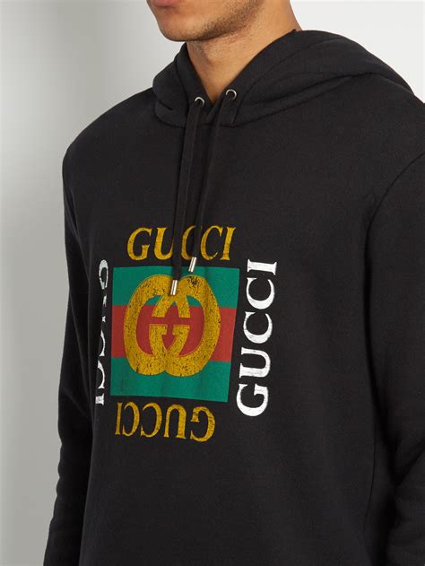 guccy sweater blackish|black Gucci hoodie.